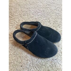 Clarks Clogs Roseville Echo Women's Size 9.5 Suede Comfort Insoles